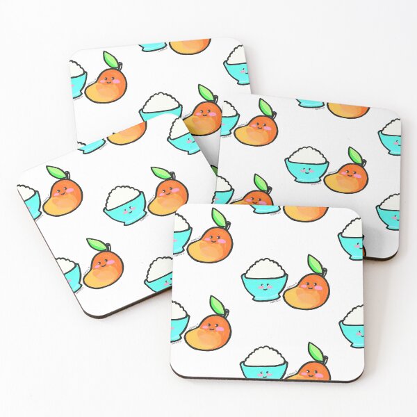 Item preview, Arroz con mango pattern white designed and sold by Suspirito  Brand.