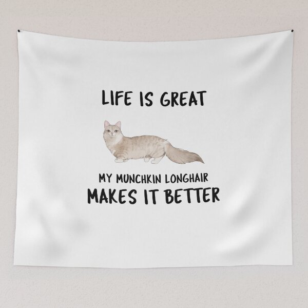 Item preview, Life Is Great My Munchkin Longhair Makes It Better designed and sold by YourEssentials.