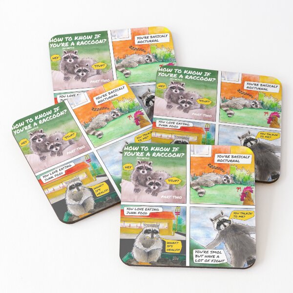 Item preview, How to know if you're (secretly) a Raccoon? Part Two designed and sold by HartBandit.