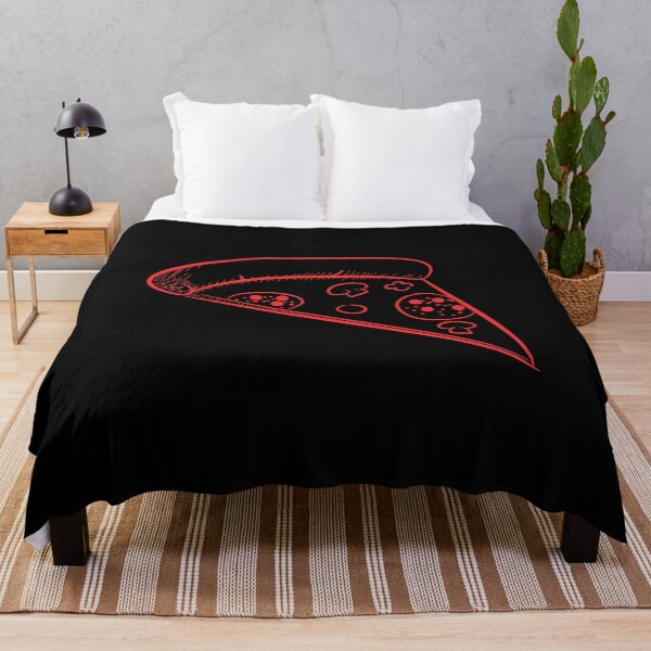 Item preview, Red sketch pizza slice designed and sold by Maria Simone.