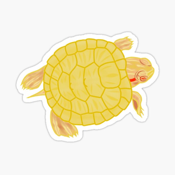 Item preview, Albino red eared slider turtle designed and sold by Christina Richart.