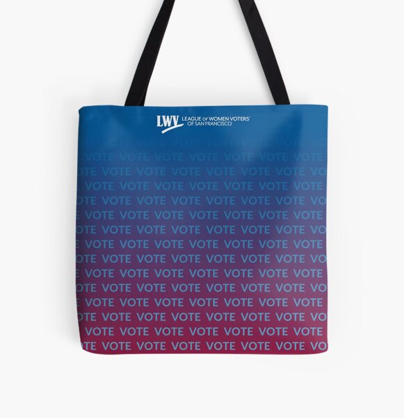 VOTE VOTE VOTE - blue and red All Over Print Tote Bag