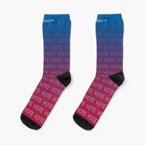 VOTE VOTE VOTE - blue and red Socks