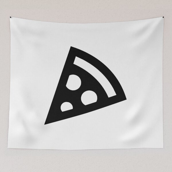 Item preview, Black Pizza Icon designed and sold by Maria Simone.
