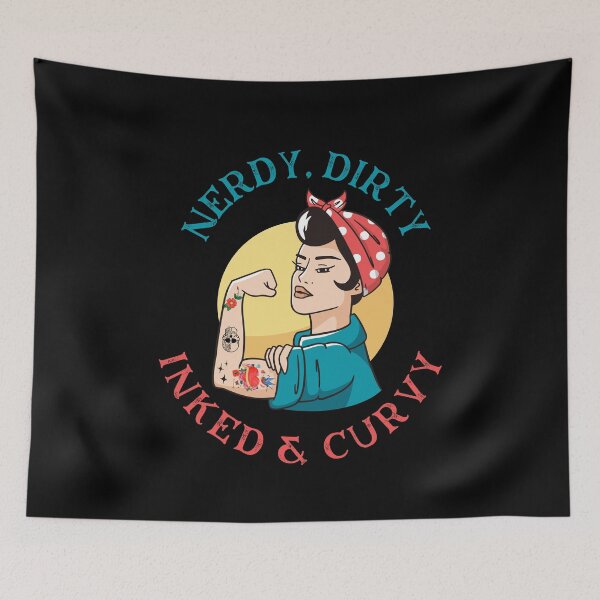 Item preview, Nerdy dirty inked and curvy design designed and sold by OTBPShop.