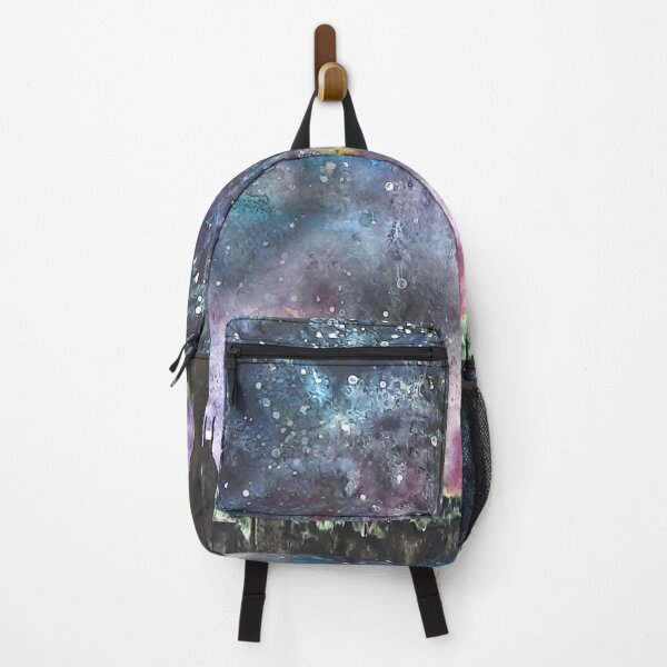 Item preview, hand painted galaxy painting Hong Kong skyline designed and sold by ColorandColor.
