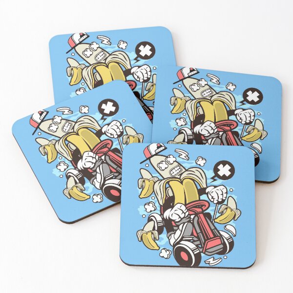 Item preview, Pro Cartoon Design Banana Gokart Rider designed and sold by CartoonTshirtD.
