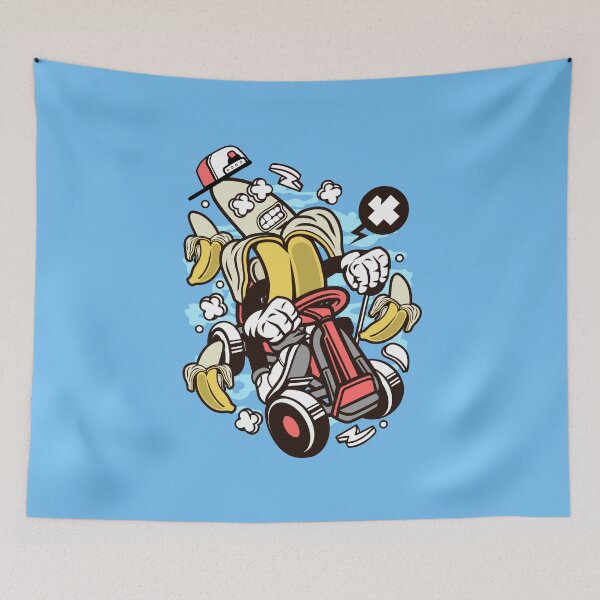 Item preview, Pro Cartoon Design Banana Gokart Rider designed and sold by CartoonTshirtD.