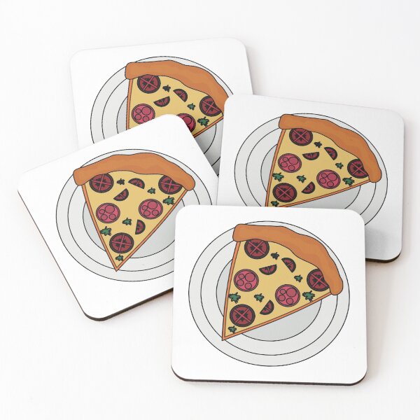 Item preview, Illustrated Pizza on a Plate designed and sold by Maria Simone.