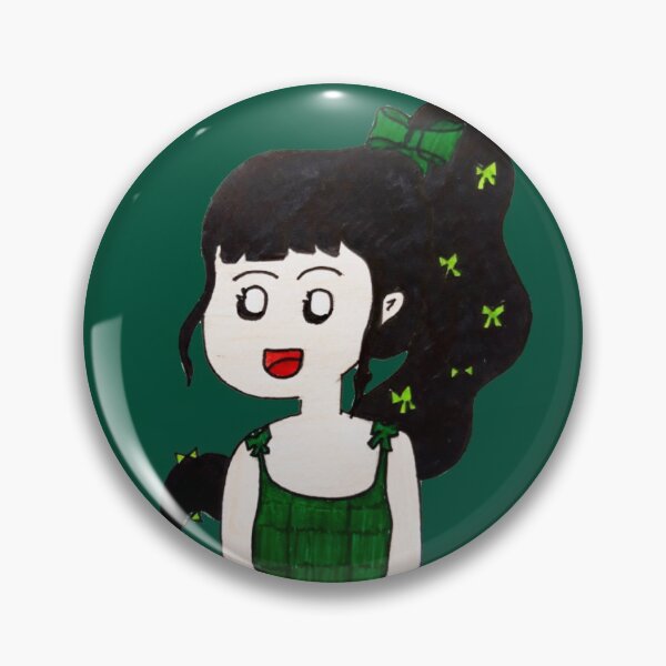 Item preview, Curly Girl Hair With Green Ribbons designed and sold by jevelynlustan.