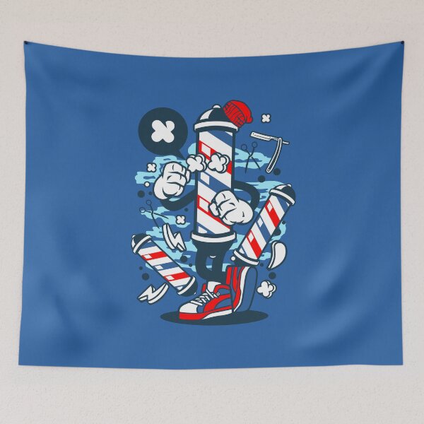 Item preview, Pro Cartoon Design Barber Pole  designed and sold by CartoonTshirtD.