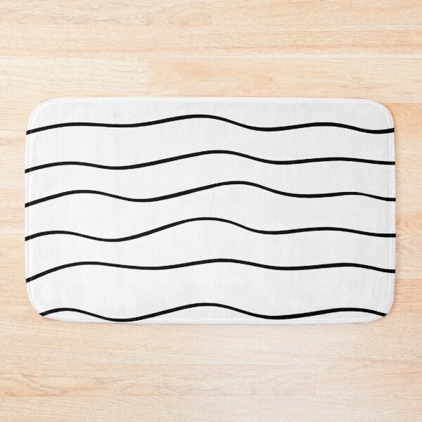 Item preview, Modern simple trendy black and white hand drawn striped pattern designed and sold by UDDesign.