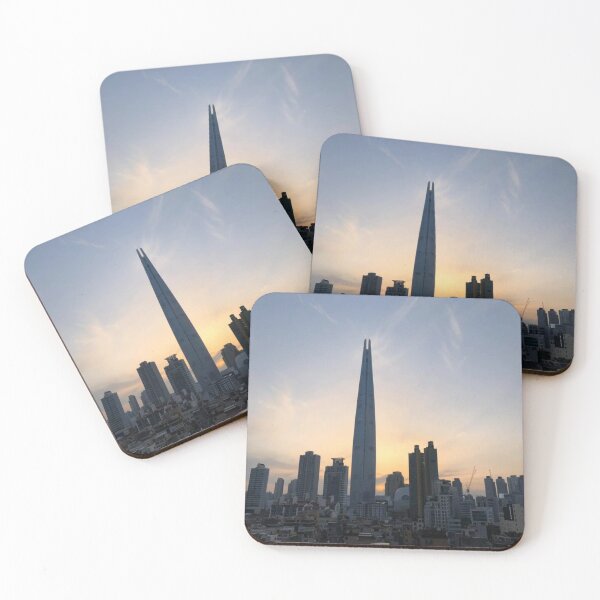 Item preview, Lotte Tower at Sunset designed and sold by WordenJin.