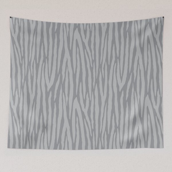 Artikelvorschau, Strukturierter Zebrastreifen-Druck Graustufen aus der Fancy Floral Zebra Collection entworfen und verkauft von CJAura by Claire Jane Johnson.