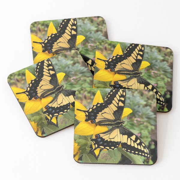 Item preview, Swallowtail Butterfly on Sunflower designed and sold by ColibriDesigns.