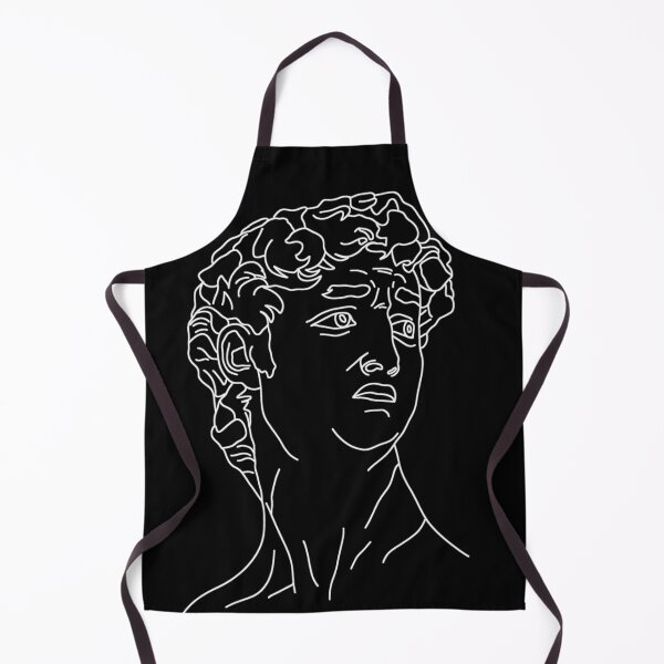 Item preview, David by Michelangelo line art portrait designed and sold by One Line Aesthetics ♡.