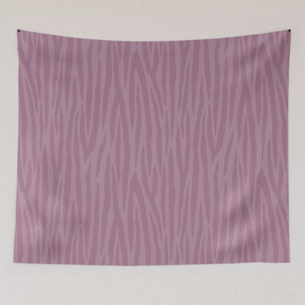 Artikelvorschau, Strukturierter lila Zebrastreifen-Druck aus der Fancy Floral Zebra Collection II entworfen und verkauft von CJAura by Claire Jane Johnson.