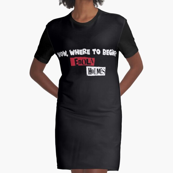 Enola Holmes T Shirt Kleid Von Onthetrend Redbubble