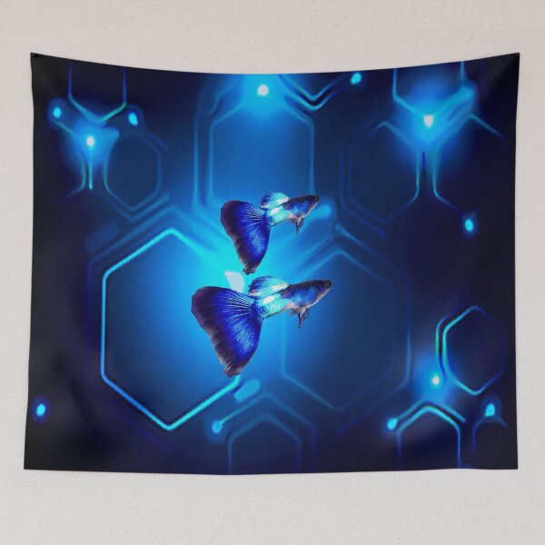 Item preview, Electric Blue Guppy designed and sold by GFishy.