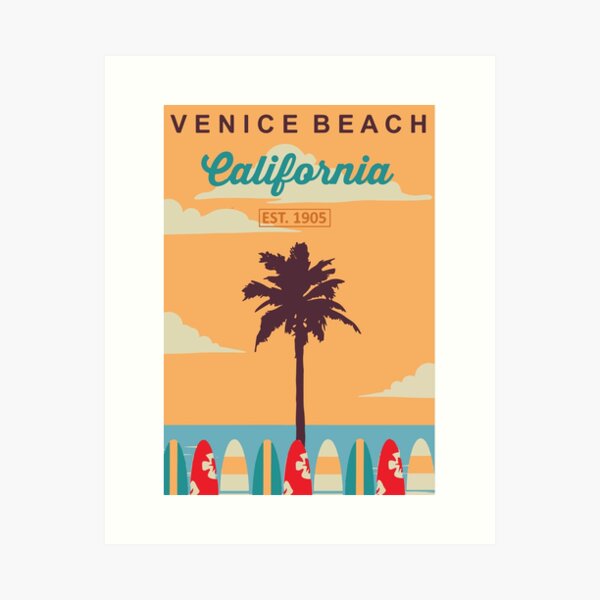 Item preview, Venice Beach - California.  designed and sold by America Roadside..