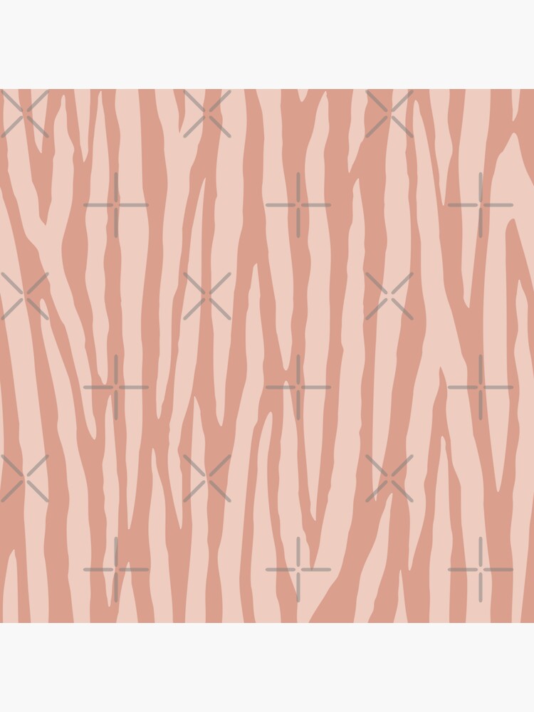 "Textured Shades of Red Zebra Stripe Print from the Fancy Floral Zebra