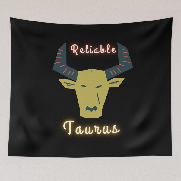 Item preview, Taurus Zodiac Star Sign Horoscope Constellation Characteristics Traits & Bull Graphic designed and sold by Wangfu-tees.