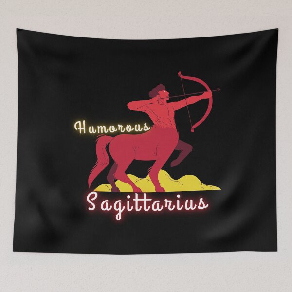 Item preview, Sagittarius Zodiac Star Sign Horoscope Constellation Characteristics Traits & Archer Graphic designed and sold by Wangfu-tees.