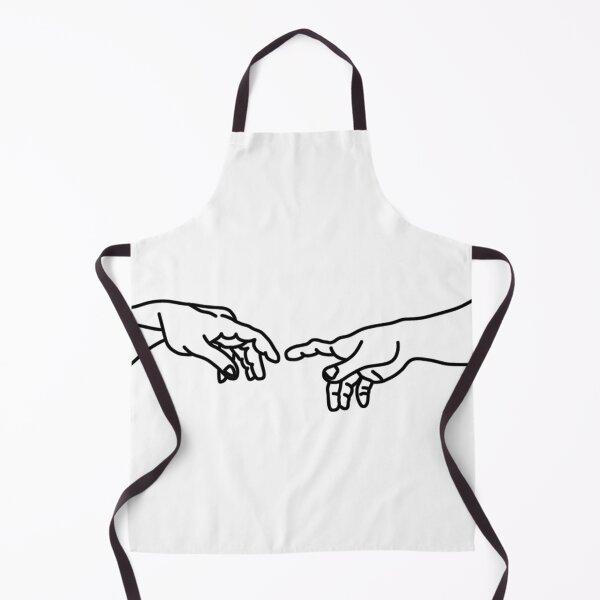 Item preview, Michelangelo hands line art designed and sold by One Line Aesthetics ♡.