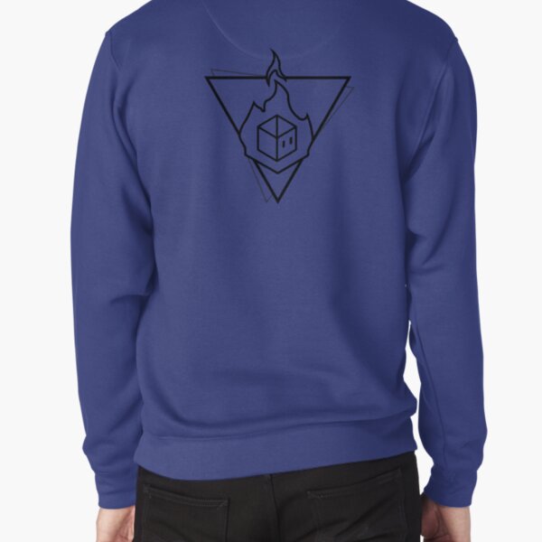 Equilateral: White Pullover Sweatshirt
