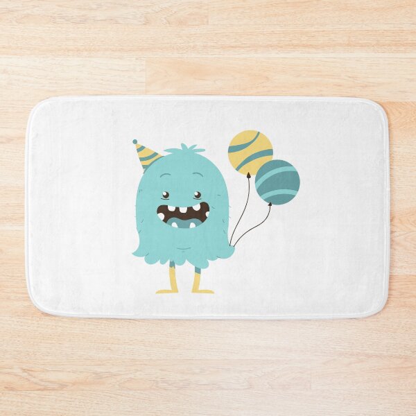 Item preview, Miss Teal Party Blob Toothy Monster designed and sold by wildflowerperks.