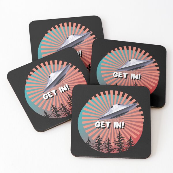 Item preview, "Get In!" UFO designed and sold by GleamingGiant.