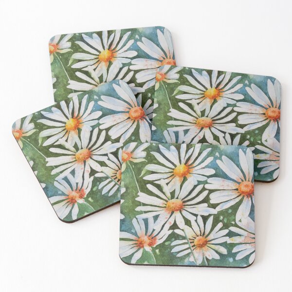 Item preview, White Daises  designed and sold by ArtByAnjana.