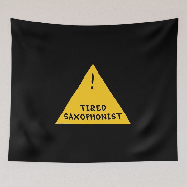 Item preview, ⚠ Tired Saxophonist ⚠ designed and sold by orlumbuspirate.