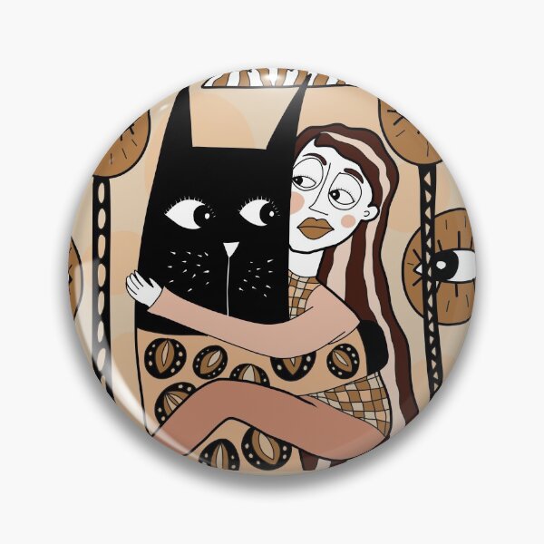 Item preview, A Lady And A Cat designed and sold by somebasic.