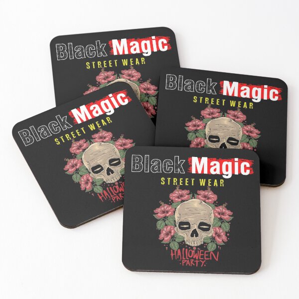 Item preview, Black Magic Street Wear Halloween Party Skull And Flowers  designed and sold by darknessjeff86.