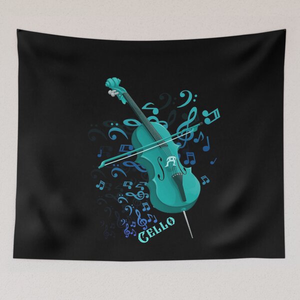 Item preview, Musician Cellist Colorful Cello  designed and sold by bestshirtdesign.