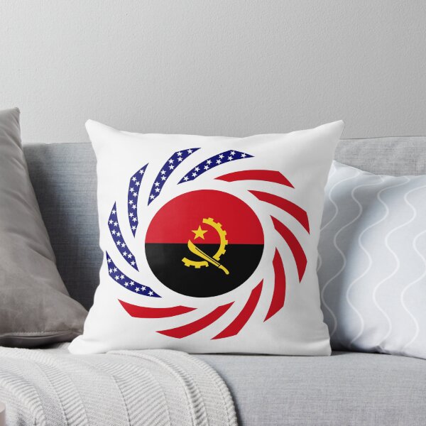 Item preview, Angolan American Multinational Patriot Flag designed and sold by Carbon-Fibre Media.