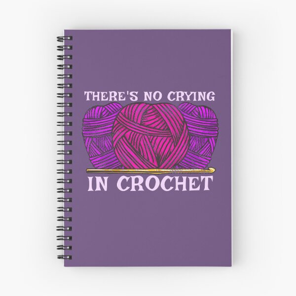 Item preview, Crocheting Satire There's No Crying in Crochet  designed and sold by Punchzip.