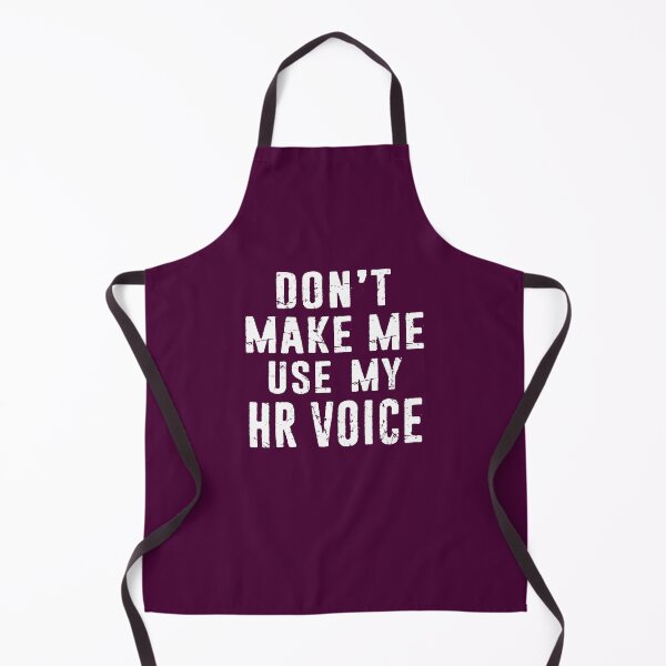 Item preview, Hr Human Resources Dont Make Me Use My HR Voice Distressed Typography designed and sold by niftee.
