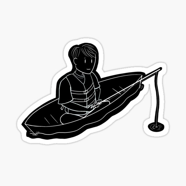 In The Soop - Jin Fishing Sticker