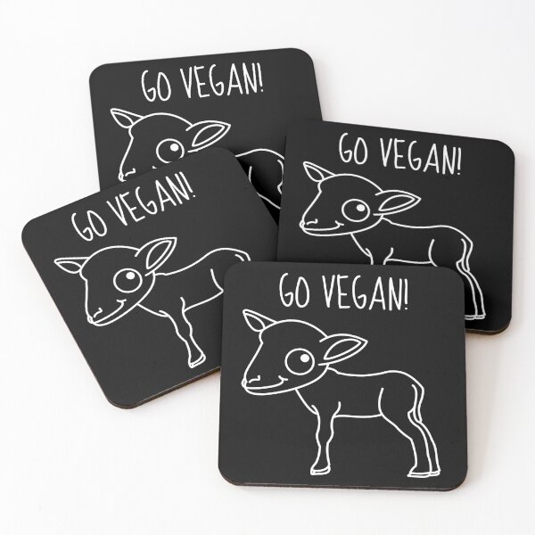 Item preview, Cute Baby Lamb | Go Vegan! | Animal Rights and Veganism designed and sold by EarlessPierre.