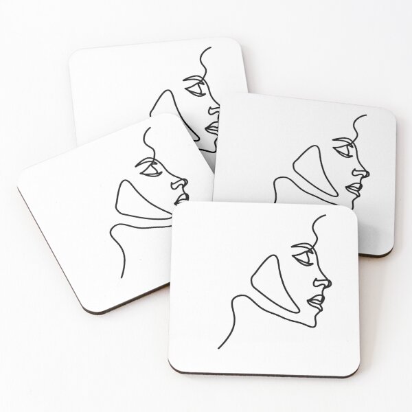 Item preview, Abstract line art portrait  designed and sold by One Line Aesthetics ♡.