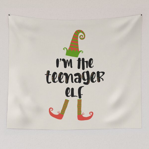 Item preview, I’m the teenager elf matching Christmas family costume designed and sold by JokeGysen.