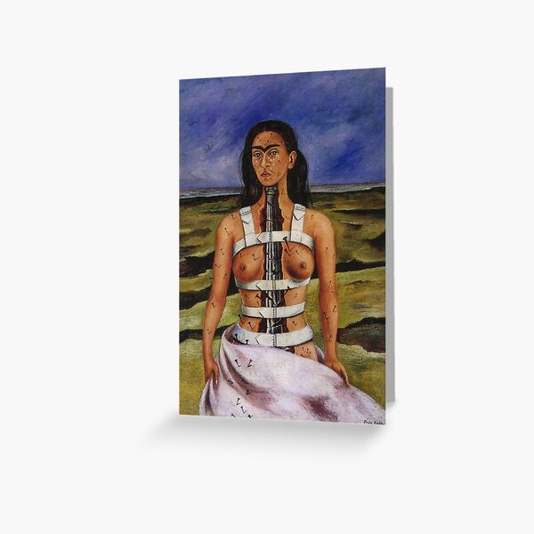 The Broken Column by Frida Kahlo Greeting Card
