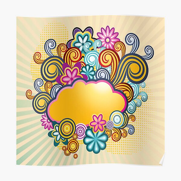"PowderPuff Twirl Design" Poster for Sale by yakoo21 | Redbubble