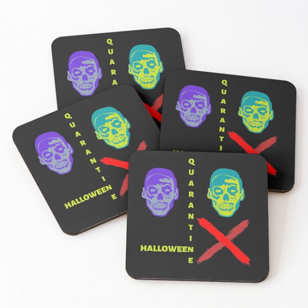 Item preview, Quarantine Halloween Premium T-Shirt designed and sold by Swooncake Press.