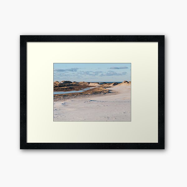 Dune changing the entire landscape Framed Art Print