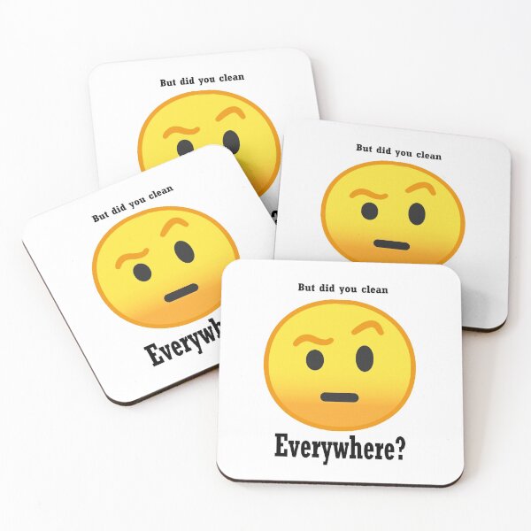 Item preview, But did you clean everywhere? designed and sold by PillowPuns.