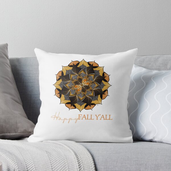 Item preview, Happy Fall Ya’ll mandala designed and sold by DandelionSeeds.
