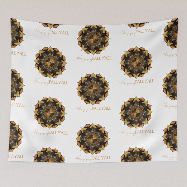 Item preview, Happy Fall Ya’ll mandala designed and sold by DandelionSeeds.